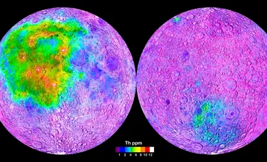Cel mai mare crater al Lunii dezvăluie secrete despre formarea satelitului nostru natural