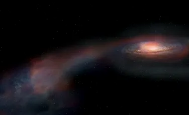 Astronomii au observat războiul mortal dintre galaxiile care fuzionează