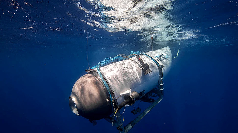 „Bătăi repetate” au fost auzite de echipele care caută submarinul dispărut în drum spre epava Titanicului