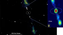 Un jet radio care se întinde pe o distanță de 6 milioane de ani-lumină naște teama de o extincție în masă