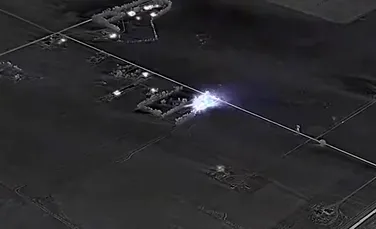 Un american a îndreptat un laser în ochii pilotului unui elicopter de poliţie aflat în zbor – VIDEO