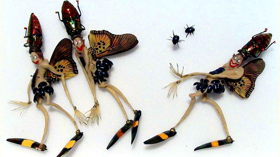 Creaturi fantastice realizate din paine si insecte (FOTO)