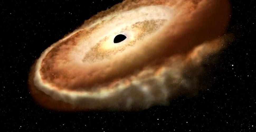 Telescopul Hubble a surprins ultimele clipe din viața unei stele, devorată de o gaură neagră „flămândă”