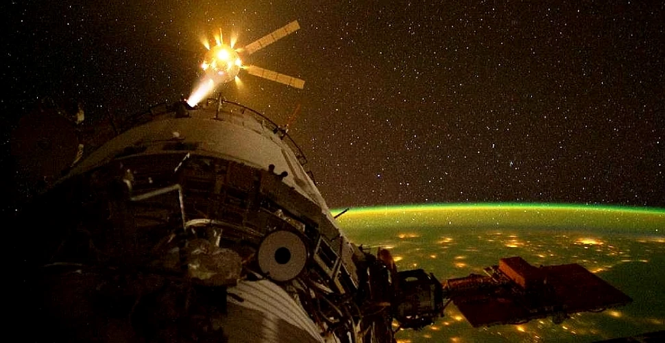 Un astronaut american a surprins o imagine spectaculoasă în spaţiu (FOTO)