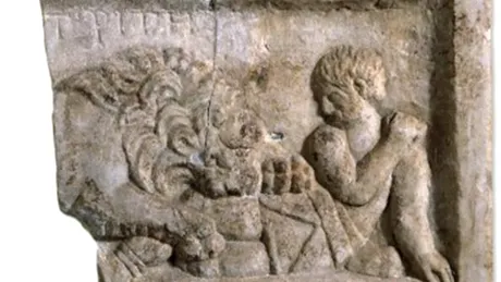 Prima dovadă de gladiatori romani în luptă cu leii, descoperită în Marea Britanie