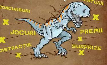Vin Dinozaurii la Bucureşti Mall! Kids’ Dino Dig începe pe 17 februarie