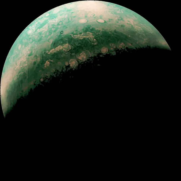Imagini incredibile cu planeta Jupiter realizate de sonda Juno 