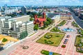 Minsk, capitala Belarus și centrul administrativ al regiunii Minsk