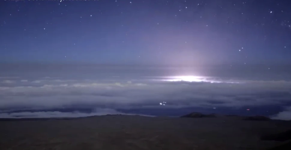 Strălucirea vulcanului Kilauea a fost surpinsă într-un videoclip