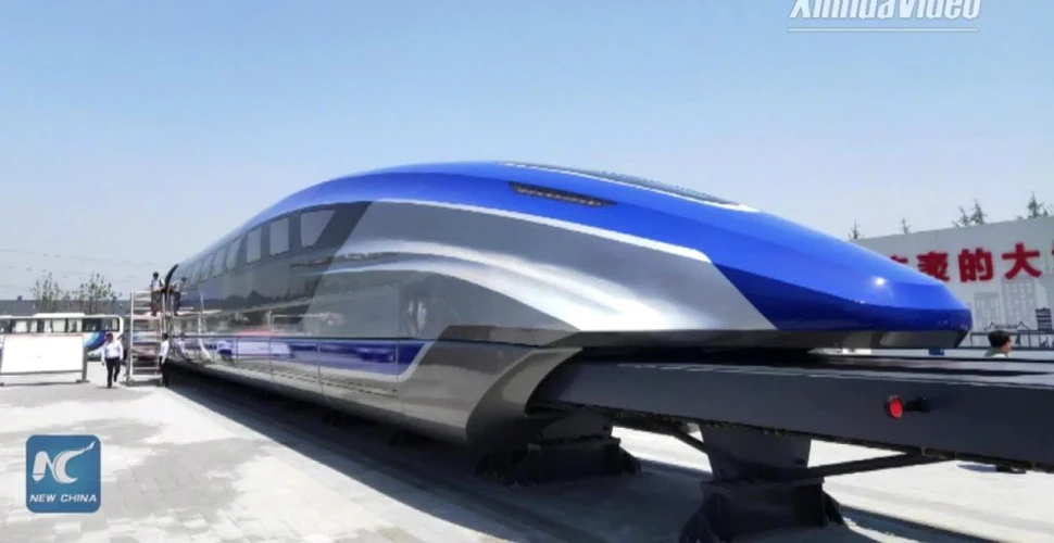Un prototip de tren Maglev, care circulă cu 620 km/oră, a fost inaugurat de chinezi