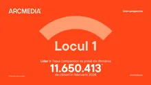 Locul 1.  ARCMEDIA, liderul în presa online din România cu peste 11 milioane de cititori în luna februarie