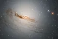 O fotografie uimitoare făcută de Hubble dezvăluie o galaxie aflată pe moarte