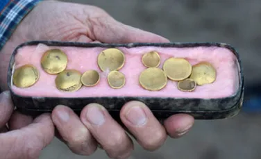 Monede celtice de aur numite „Cupe curcubeu” au fost găsite pentru prima oară în Brandenburg