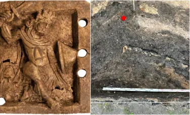 O placă bizantină rară sculptată în os, descoperită într-un oraș din Rusia