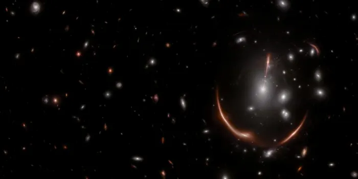 Telescopul Webb a surprins într-o fotografie extraordinară curbarea spațiului cosmic