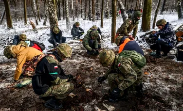 Un obiect militar necunoscut, găsit într-o pădure din Polonia
