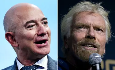 Autoritățile aviatice americane au decis: Jeff Bezos și Sir Richard Branson nu sunt astronauți