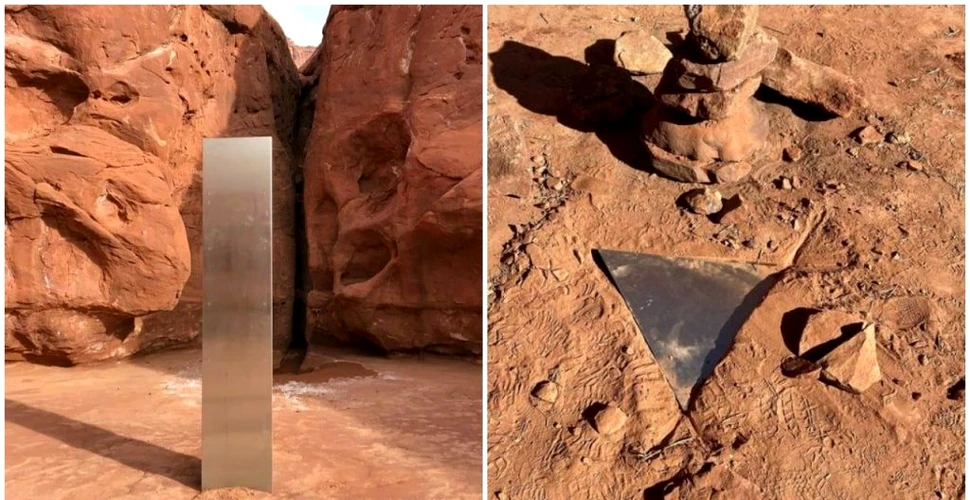 Monolitul misterios descoperit în deșertul american a dispărut fără urmă. Ce au spus autoritățile locale