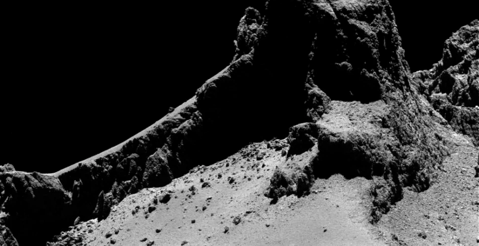 Relieful cometei Ciuriumov, surprinzător şi divers; Rosetta a realizat o hartă 3D foarte detaliată
