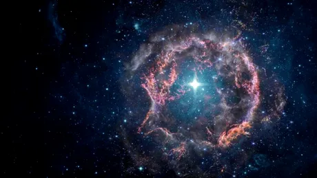 Momentul în care stelele aruncă materie în spațiu, descoperit din greșeală de astronomi