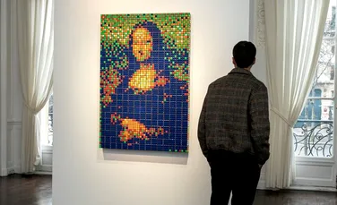 Suma pentru care a fost scos la licitaţie un tablou ”Mona Lisa” din cuburi Rubik
