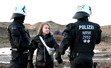 Anunțul făcut de polițiști după reținerea Gretei Thunberg la protestul din Germania