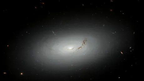 O galaxie aflată la 73 de milioane de ani-lumină distanță de Pământ, surprinsă cu Telescopul Hubble