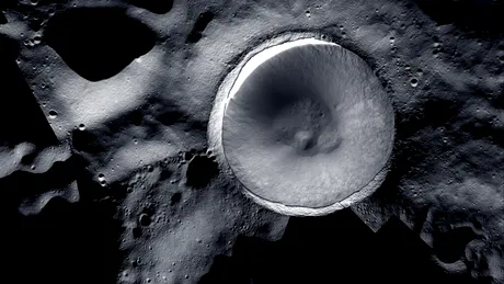 Imagini fără precedent: NASA a străpuns întunericul de la polul sudic al Lunii