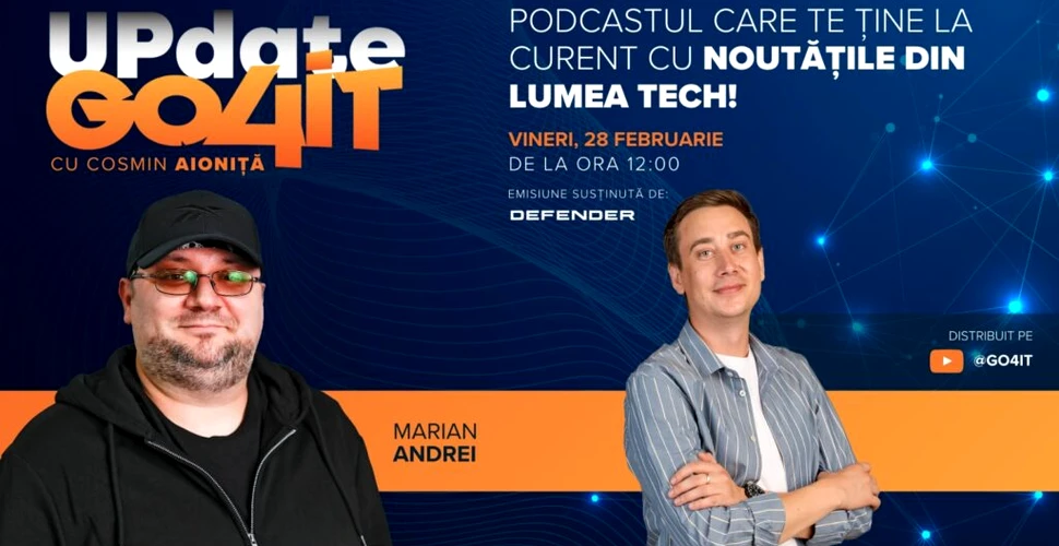„Update Go4it” #14 îl are ca invitat pe Marian Andrei