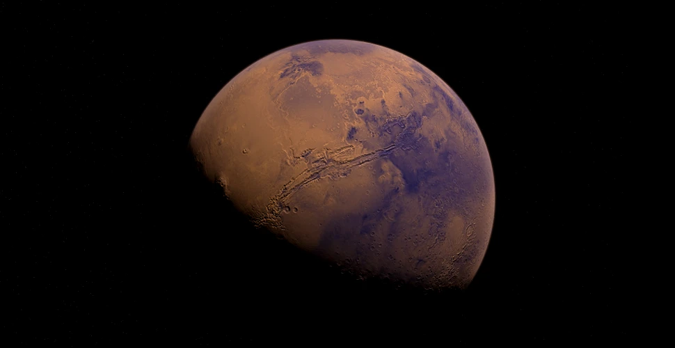 Marte poate avea o cantitate mai mare de apă decât s-a crezut