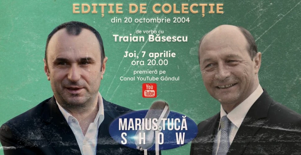 Marius Tucă Show începe joi, 7 aprilie, de la ora 20.00, live pe gandul.ro cu o nouă ediție specială
