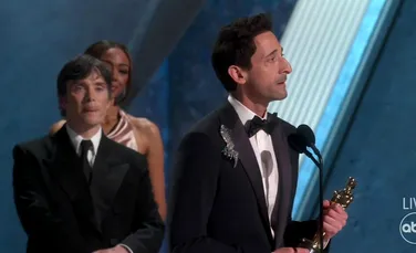 Actorul Adrien Brody a doborât un record vechi de 80 de ani la Premiile Oscar