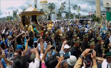 VIDEO. Paradă controversată de Jubileu a sultanului din Brunei, al doilea cel mai longeviv monarh din lume