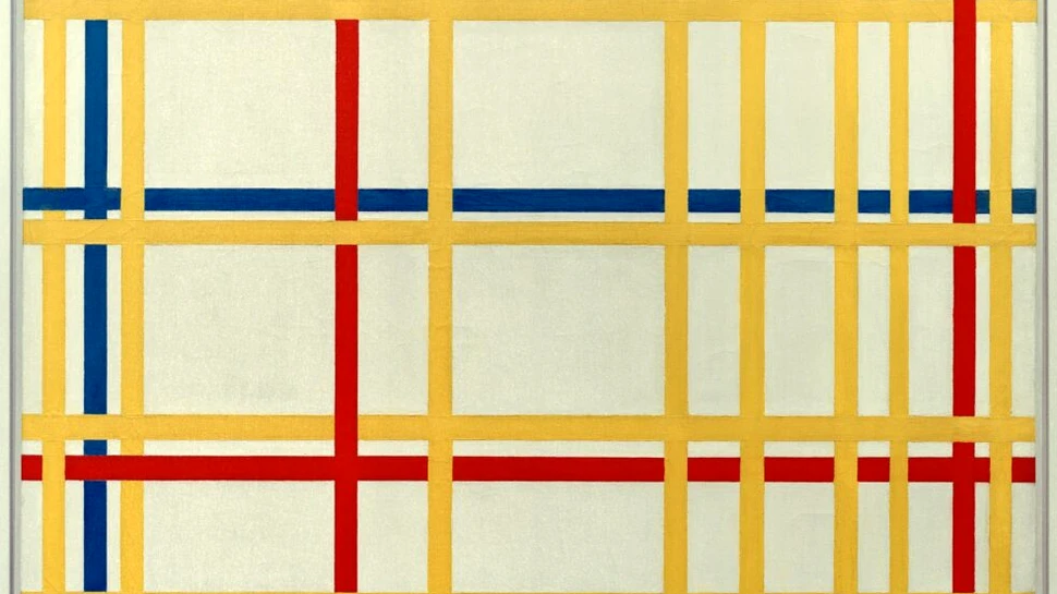 Un tablou al lui Piet Mondrian a fost expus cu susul în jos timp de 75 de ani