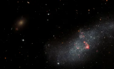 Telescopul Hubble a surprins în detaliu o galaxie pitică din vecinătatea Căii Lactee