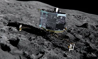 Robotul Philae nu a putut fora în scoarţa cometei Ciuriumov-Gherasimenko