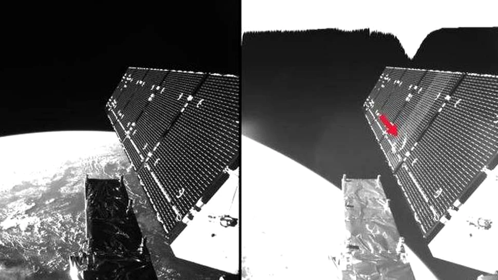 Un mic obiect din spaţiu a făcut o gaură în satelitul Sentinel-1A, cel mai mare proiect de observaţie a Terrei din istorie