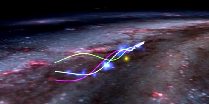 O structură misterioasă „șerpuiește” prin galaxia Calea Lactee