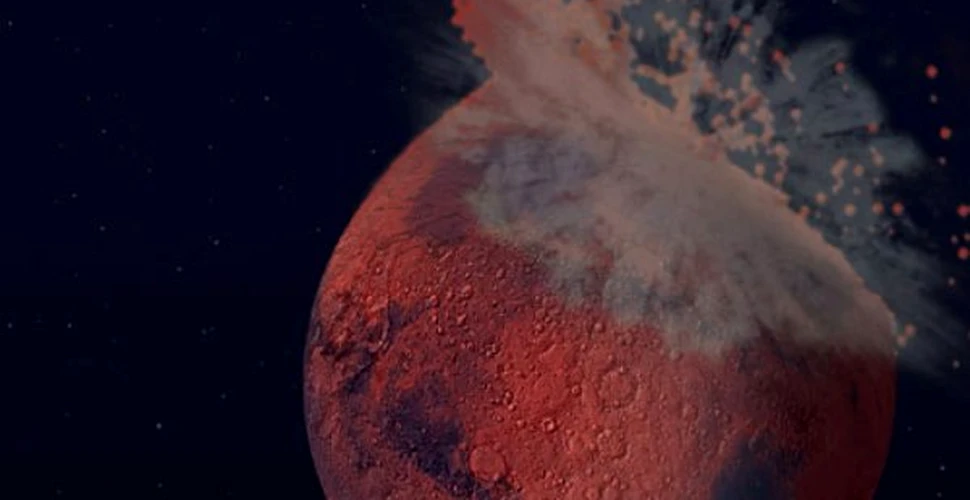 Un meteorit gigant schimba suprafata planetei Marte