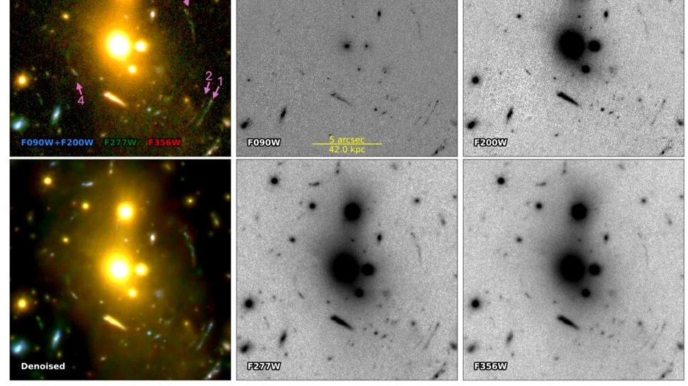 Telescopul James Webb dezvăluie secretele unui roi de galaxii neașteptat de evoluat