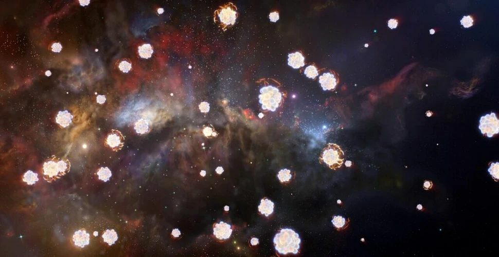 Rămășițele primelor supernove apărute în Univers au fost detectate de astronomi