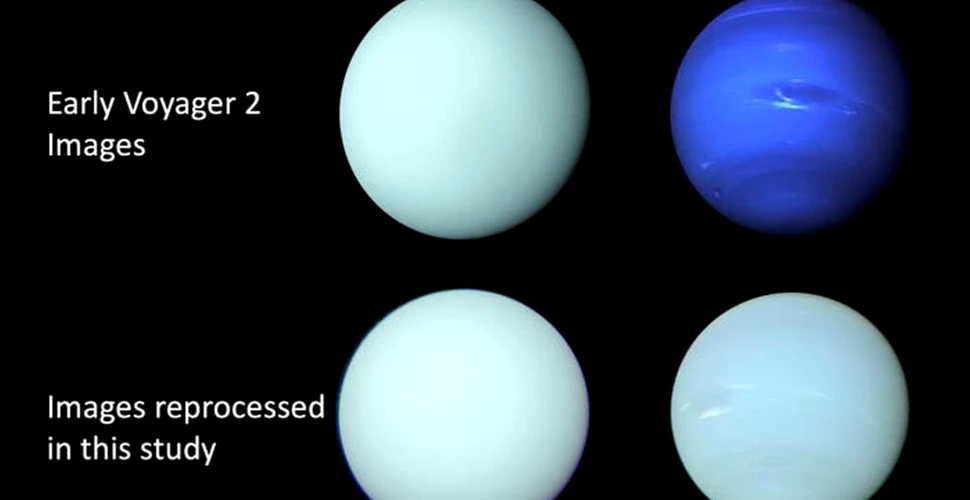Adevăratele culori ale planetelor Uranus și Neptun, dezvăluite în noi fotografii