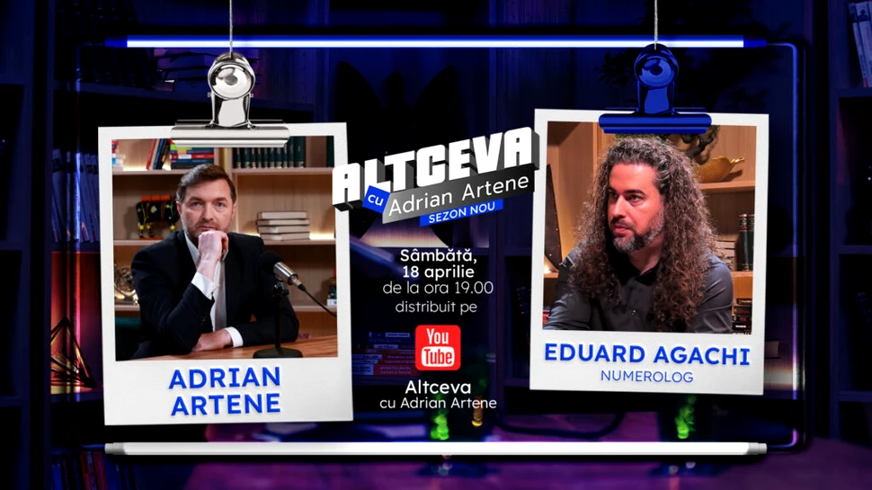 Suntem numere sau avem un destin scris? Numerologul Eduard Agachi dezvăluie manualul secret al cifrei destinului la „Altceva cu Adrian Artene”