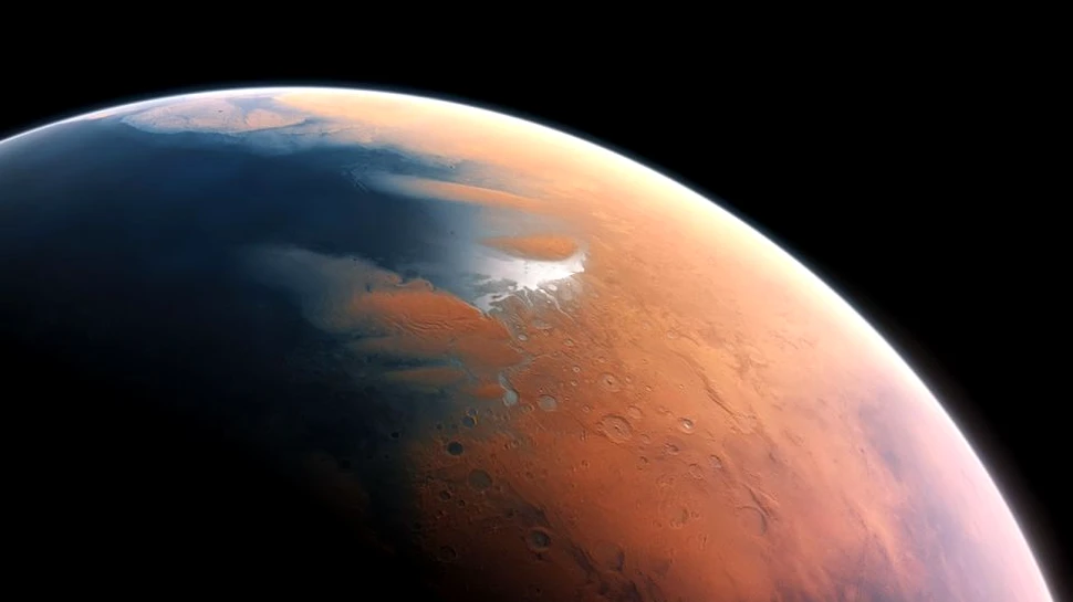 FOTO. NASA a făcut publică o imagine urmele ”Cascadei Niagara” de pe Marte