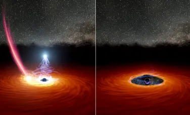 Astronomii au surprins, pentru prima dată, o gaura neagră în timp ce a „clipit”