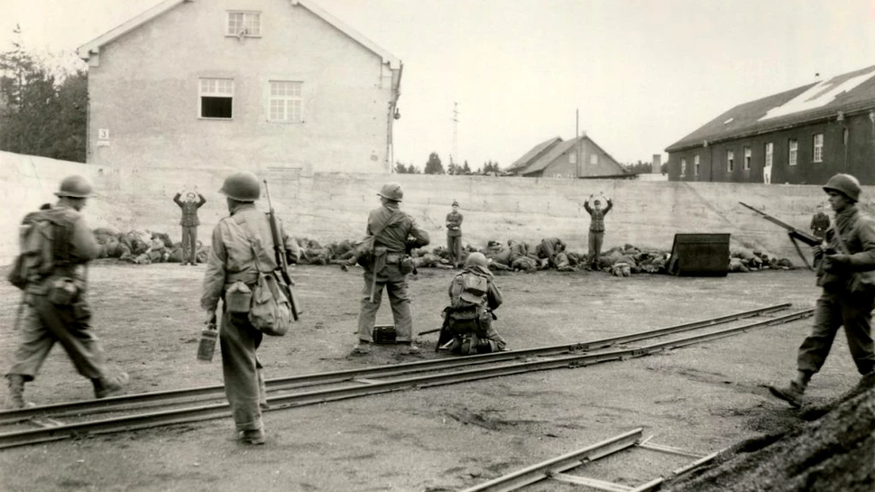 Eliberarea lagărului Dachau, ”schelete ambulante” și execuții sumare