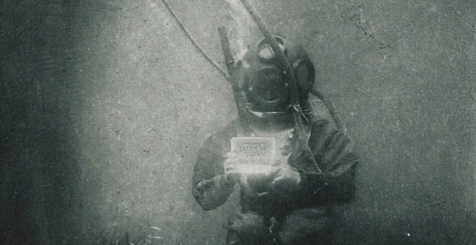 Prima fotografie subacvatică ce s-a păstrat până astăzi îl înfăţişează pe unul dintre cei mai mari savanţi români. De bucurie, acesta a făcut însă o greşeală