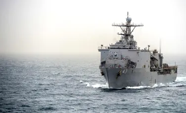 O navă militară americană, care a fost recent în România, nu mai are voie să intre în niciun port
