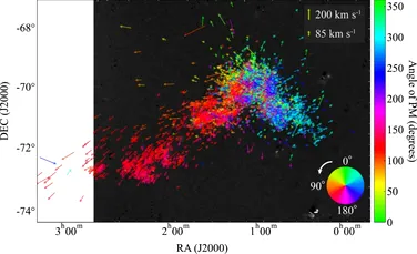 O galaxie vecină cu a noastră pare să se destrame chiar sub ochii astronomilor