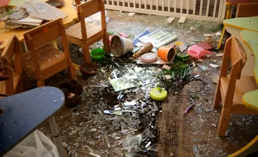 Grădiniță din Harkov, bombardată de forțele ruse. Zeci de copii au fost evacuați